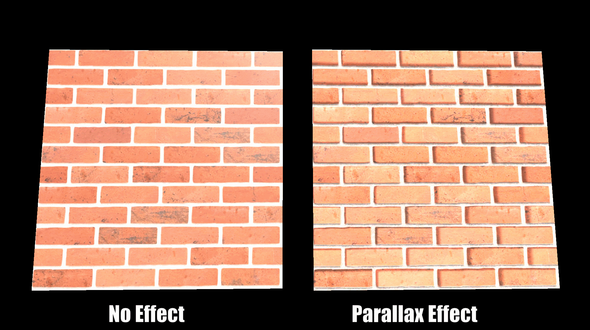 A Parallax Effect on a Brick Wall