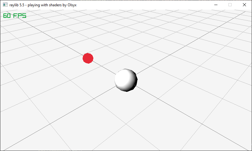 a lonely sphere under the light of a basic directional light
