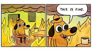 This is fine meme